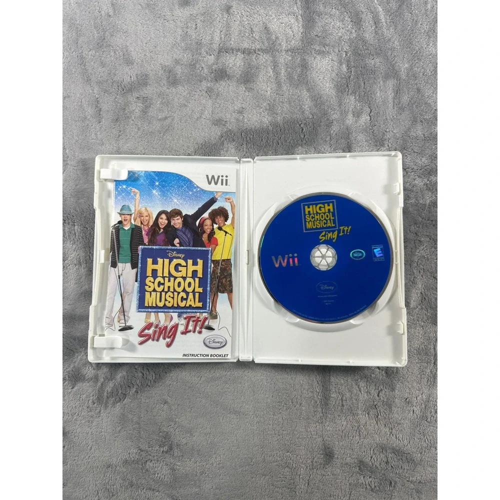 Disney High School Musical Sing It Nintendo Wii Game CIB Karaoke 2007 RVL P RIZE